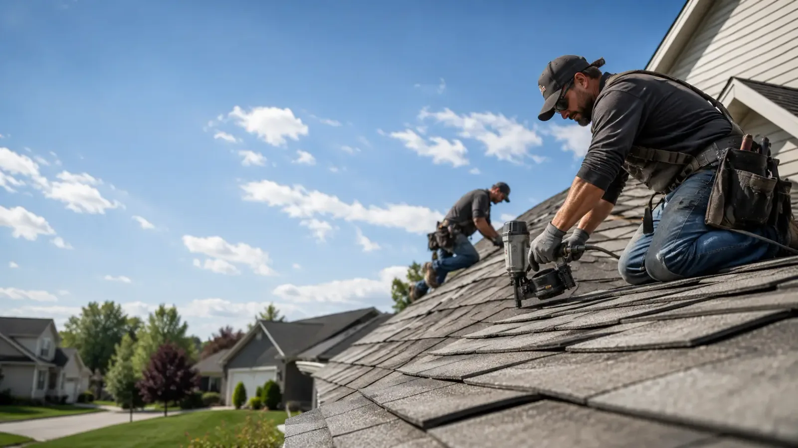 Storm Damage Roof Repair in Hazleton, PA near me